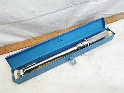 Llave dinamométrica de clic Utica Bonney 3/8" cabeza fija 100-750 pulgadas libras TCI-750 Foto 1 de 4