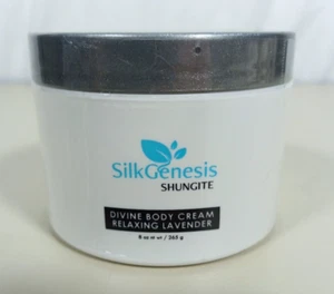 Silk Genesis Shungite Divine Body Cream 8oz/265g Relaxing Lavender - New Sealed - Picture 1 of 6