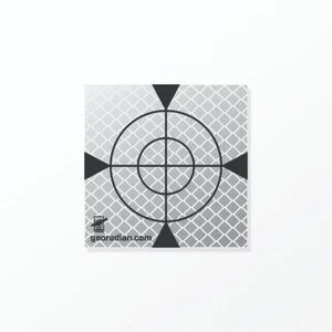 Set of 50 Reflective labels 40mm x40mm geodesy surveying, total station. - Picture 1 of 3