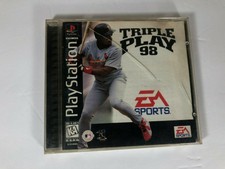 Triple Play 98 Sony PlayStation 1 1997 CIB Complete PS1 Video Game Baseball