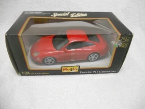 Maisto, Special Edition, Red Porsche 911 Carrera 1997 1/124 scale: - Picture 1 of 7