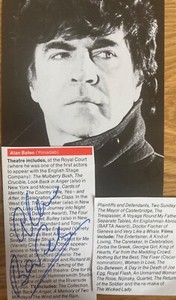 ALAN BATES WOMEN IN LOVE GOSFORD PARK KIND OF LOVING  signed autograph POW#99