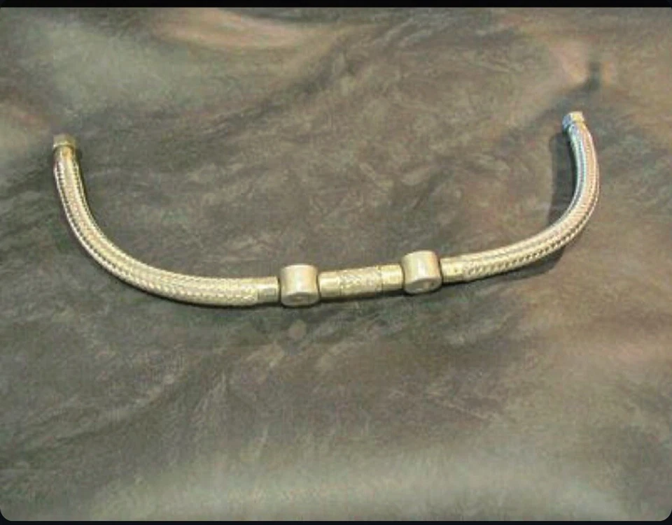 Norton Stainless Fuel Line Assembly For Norton Gas Tank W/Amal Concentric Carbs - Image 1 of 1