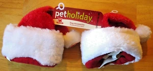 Lote 2 Sombreros Navidad Mascota Vacaciones Papá Noel Felices Fiestas (perro juguete no incluido) - Imagen 1 de 6