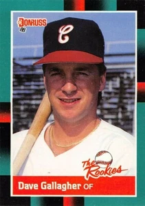 Donruss The Rookies #7 1988 Dave Gallagher - Medias Blancas - Imagen 1 de 2