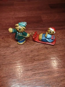 Eddie Walker Midwest Cannon Falls Weihnachtsschmuck Bär zieht Schlitten - Bild 1 von 3