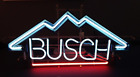 Vintage 1979 Busch Mountains Neon Beer Sign - 1st Gen Mountains  RARE WORKS NICE