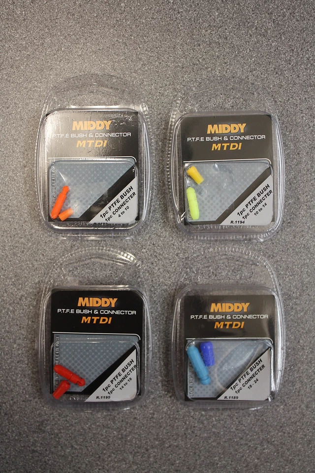 MIDDY TACKLE MITTELEXTERNE PTFE STANGE BUCHSE & STECKER MATCH/KARPFEN MTDI ALLE GRÖSSEN NEU!!!