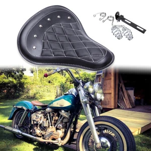 Muelle de asiento individual para motocicleta Harley Sportster XL883 1200 Bobber Chopper Café - Imagen 1 de 11