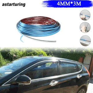 4mm*3m Chrome Moulding U Trim Strip Car Auto Door Trunk Edge Guards Protector - Picture 1 of 12
