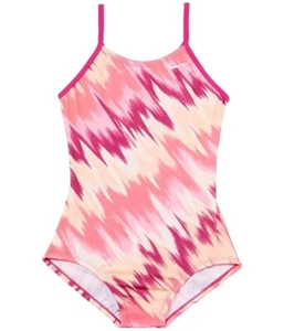 Nike L77517 Kids Immiscible Cross-Back One-Piece Swimsuit Size M 10-12 YRS - Picture 1 of 1