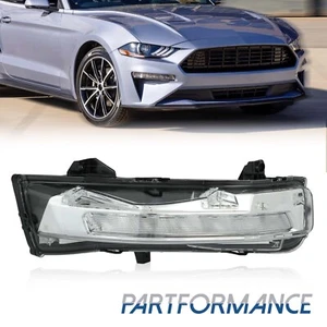 For Ford Mustang 2018-2023 LED Fog Light Front Bumper Clear Lamps Passenger Side - Picture 1 of 12