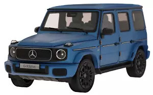 Mercedes-Benz N 465 G modelo G 580 modelo eléctrico azul Mar del Sur 1:18 nuevo embalaje original NZG - Imagen 1 de 8