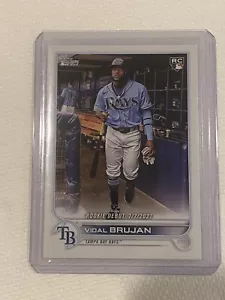2022 Topps Update Series Vidal Brujan Rookie Debut RC #US8 Tampa Bay Rays - Picture 1 of 2