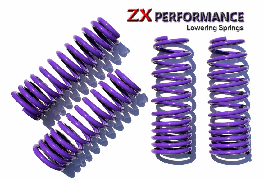 ZX Purple Lowering Springs 1.5"F / 1.4"R for 2007-2011 Toyota Camry ZX07CA - Image 1 of 3
