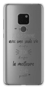 Coque en silicone imprimée compatible Huawei Mate 20 Une Seule Vie - Imagen 1 de 3