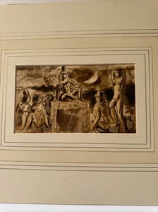 THEODORE NADEJEN PAINTING RUSSIAN AMERICAN MODERNIST LISTED FAMOUS ILLUSTRATOR - Picture 1 of 14