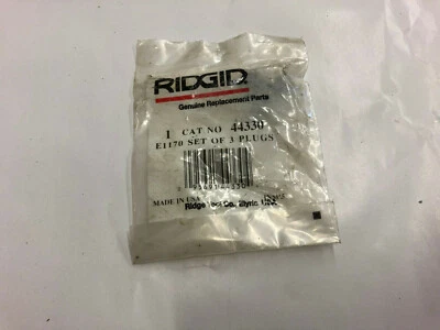 NEW Ridgid 44330, E1170 Set of 3 Plugs - Image 1 of 2