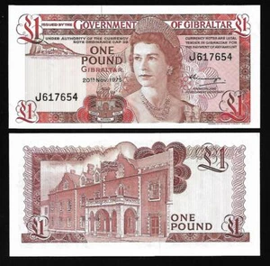 Gibraltar - One Pound Note - 1975 - P20a - Uncirculated - Picture 1 of 1