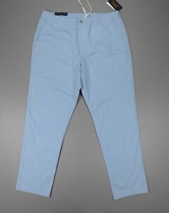 Polo Ralph Lauren Chino Pants Blue Classic Fit Elastic Waist Pony Logo Size 2XL