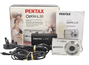 Boxed Pentax Optio L30 7.1MP Compact Digital Camera Silver - Picture 1 of 7