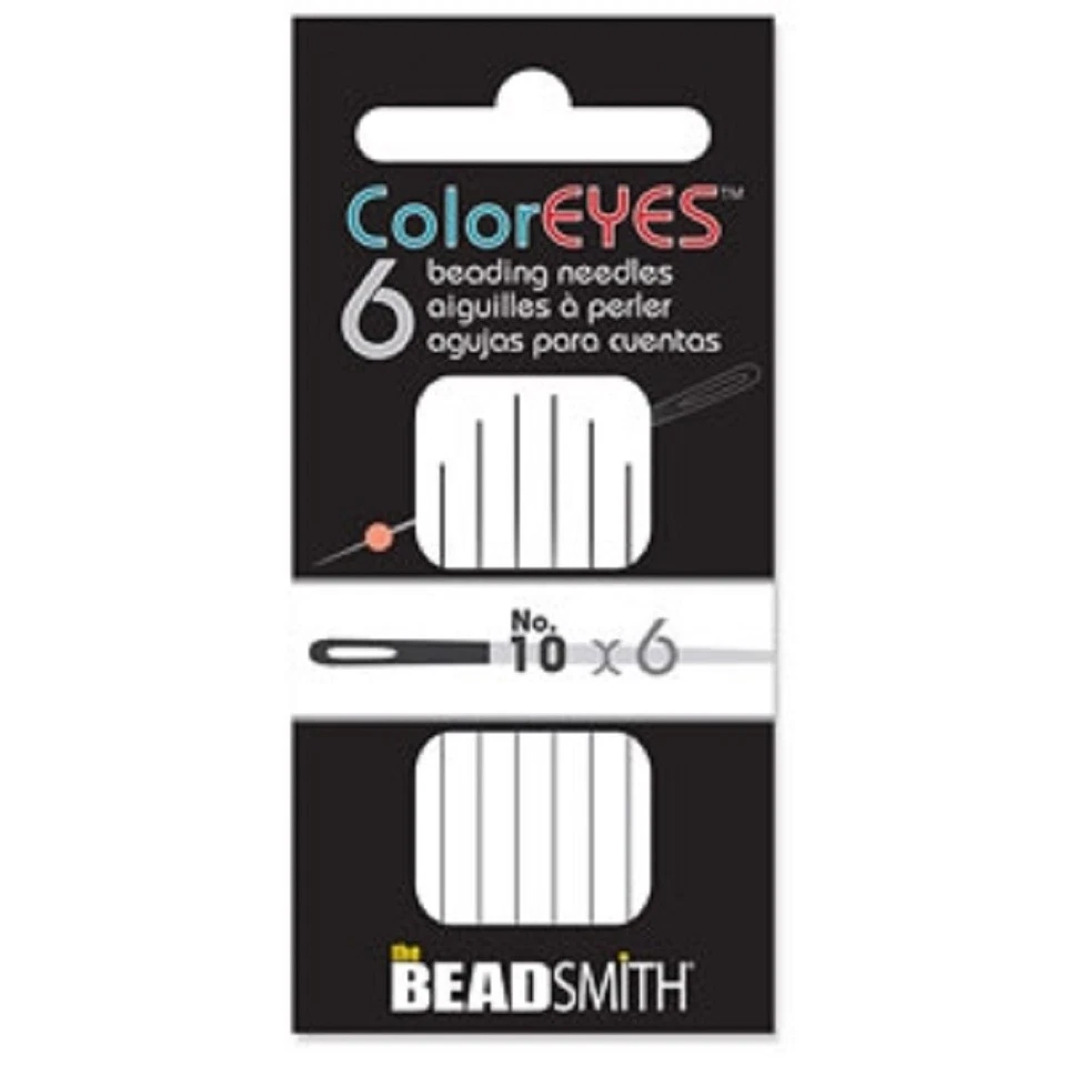ColorEyes Beading Needles---Available in Sizes 10, 11 or 12---6 or 25 Per Pack - Image 1 of 1