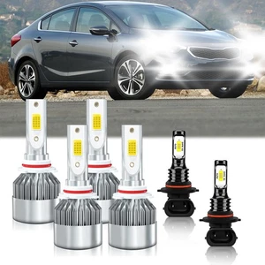 For Kia Forte 2021-2021 LED Headlight Hi/Lo Beam Fog Light Combo Bulbs 6000K - Picture 1 of 11