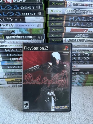 Devil May Cry (Sony PlayStation 2 PS2, 2001) Complete CIB Tested - Image 1 of 3