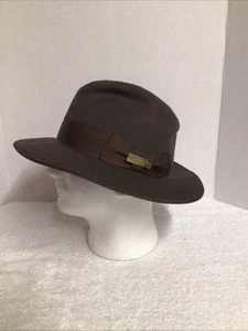 Vintage Stetson Indiana Jones Hut und der letzte Kreuzzug lizenziert Fedora USA 1989 - Bild 1 von 11