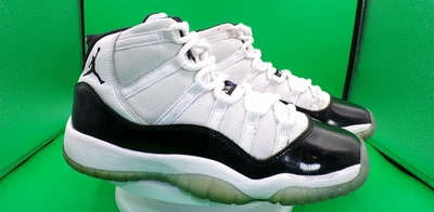 ДЕТИ NIKE AIR JORDAN XI 11 GS CONCORD ЧЕРНЫЙ БЕЛЫЙ РЕТРО КРОССОВКИ ОБУВЬ 7 Y - Изображение 1 из 4