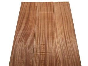 1x Mahagoni Holz Bohle Sapeli schlicht 94x16cm x 48mm - Bild 1 von 2