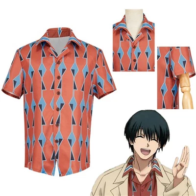 Nagumo Yoichi Camisa Roja Disfraz Juegos con disfraces Verano Manga Corta Camisas Fiesta Prendas para el torso Foto 1 de 4