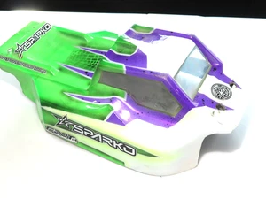 SPKO-5711 Powerhobby Sparko F8T-E 1/8 Electric Truggy painted body - Picture 1 of 2