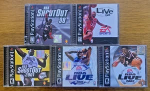 Playstation 1 PS1 Basketball Spiele Lot - alle getestet & CIB mit Anleitungen - 5 Spiele - Bild 1 von 3