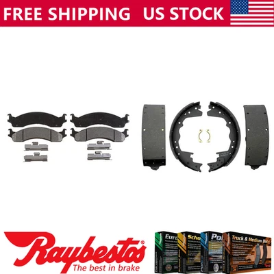 Pastillas de freno delanteras metálicas y zapatas traseras Element3 para camioneta Dodge Ram 3500 2000 Foto 1 de 4