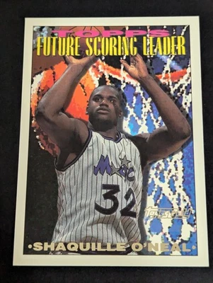 Shaquille O'Neal 1994 Topps Gold Future Scoring Leader #386 Orlando Magic B1-1 Foto 1 de 2