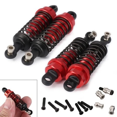 Amortiguador amortiguador rojo 4 X 65 mm para coche de radiocontrol 1/18 WLtoys A959 A969 A979 K929 Foto 1 de 4