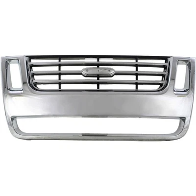 Grille For 2006-2010 Ford Explorer 2007-2010 Explorer Sport Trac Plastic CAPA - Image 1 of 4