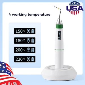 Dental Endo Cordless Gutta Percha Point Obturation Heated Pen with 2 Tips - Picture 1 of 16