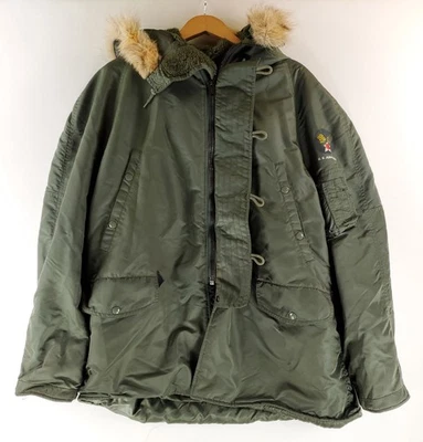 USAF VTG N-3B Snorkel Parka Heavy Flying Jacket Scovill Mens M - Image 1 of 4