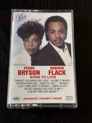 RARE Peabo Bryson Roberta Flack Born To Love CASSETTE TAPE Capitol Records - Image 1 of 4
