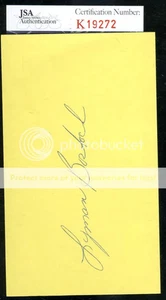 Lyman Bostock D.78 Jsa Authenticated Signed 3x5 Index Card Autograph - Picture 1 of 1