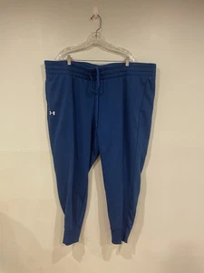 Pantalones de chándal Under Armour Rival polar azul holgados para mujer talla 3X nuevos con etiquetas - Imagen 1 de 5