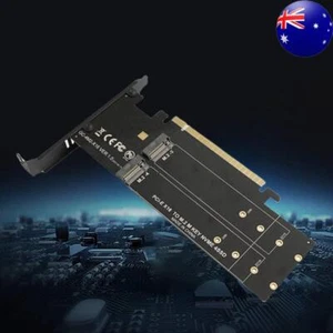 M.2 NVME Adapter Board 4 Slot PCIE 3.0 X16 HDD Adapter Controller Supports Raid - Afbeelding 1 van 18