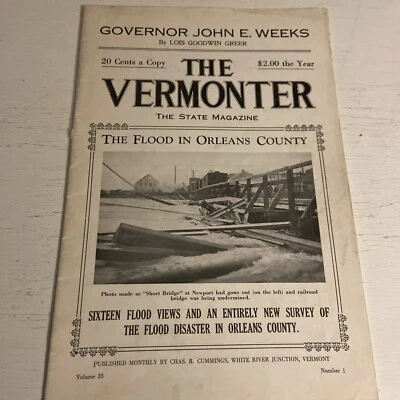 The Vermonter (1928) The State Magazine:  Governor John E. Weeks - Image 1 of 4