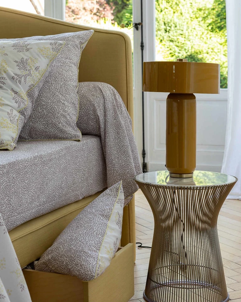 ANNE DE SOLENE MIMOSA FLOWER ARTS CRAFTS QUEEN DUVET COVER SHEET SHAMS BOTANICAL - Image 1 of 4