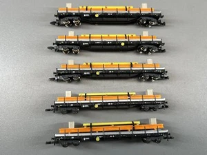 Spur Z MÄRKLIN Rungenwagen DB mit Ladung 5 Stück / 2 II 308 - Bild 1 von 4