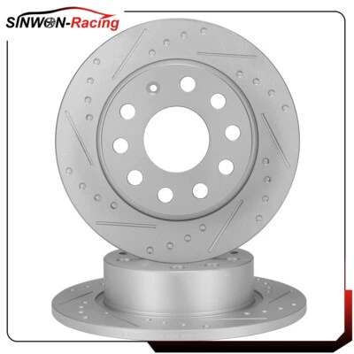 Rotores de disco sólido traseros de freno 2,0T y 1,8T para Volkswagen Beetle 2016-2017 Foto 1 de 4