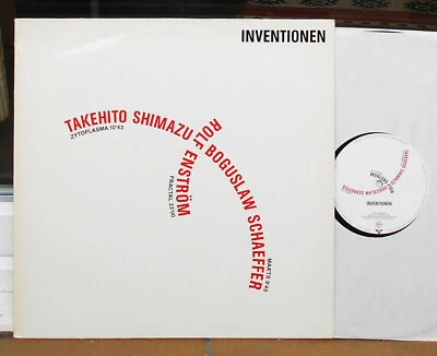 Takehito Shimazu  Boguslaw Schaeffer  Rolf Enström – Inventionen  Lp  Elektronik - Bild 1 von 2