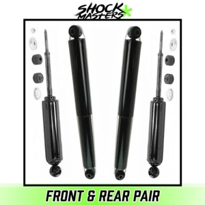 Front & Rear Gas Shock Absorbers for 1992-1999 Chevrolet C1500 Suburban RWD - Picture 1 of 1